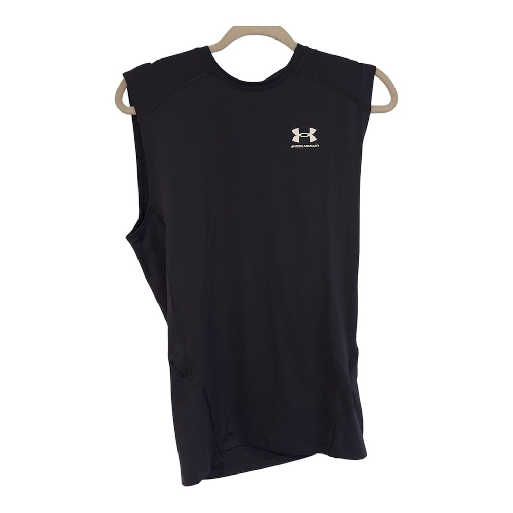 Under Armour Mens HeatGear Armour Compression SL Tank Top Black 1361522 Large